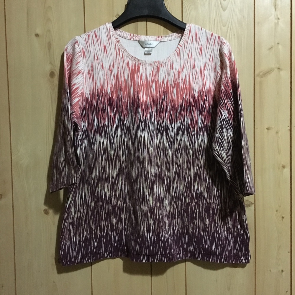 CJ Banks long sleeve sweater top size 1X